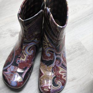 Alegria paisley waterproof boots size 40